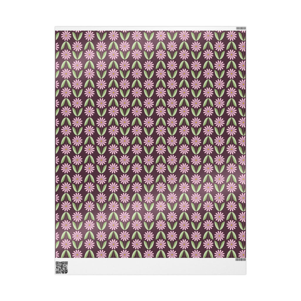 Pink Daisy Wrapping Paper – Cheerful Floral Gift Wrap by Flora & Co.