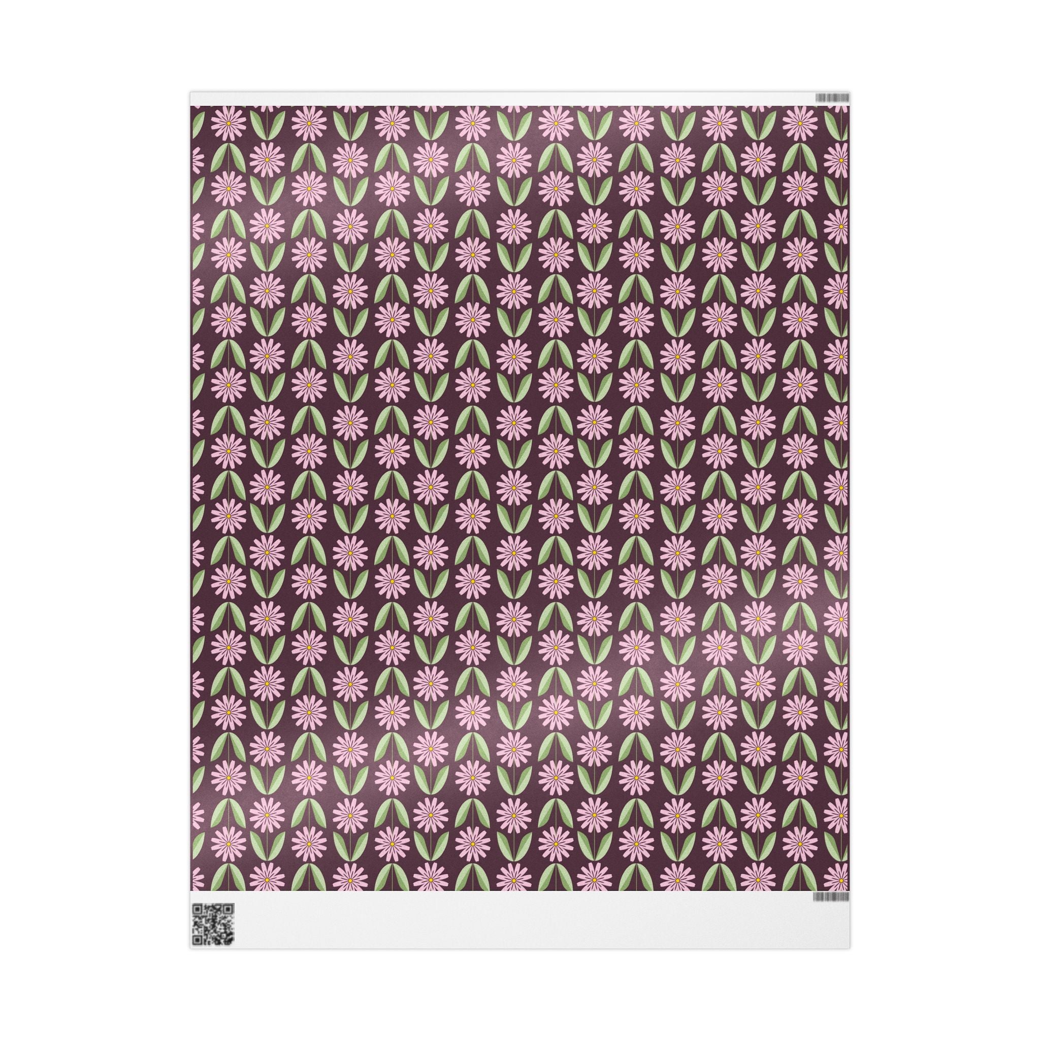 Pink Daisy Wrapping Paper – Cheerful Floral Gift Wrap by Flora & Co.