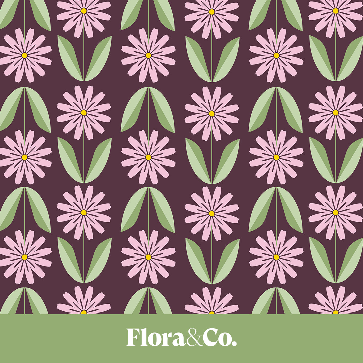 Pink Daisy Wrapping Paper – Cheerful Floral Gift Wrap by Flora & Co.