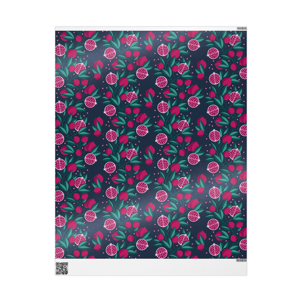 Pomegranate Wrapping Paper – Bold Botanical Gift Wrap by Flora & Co.