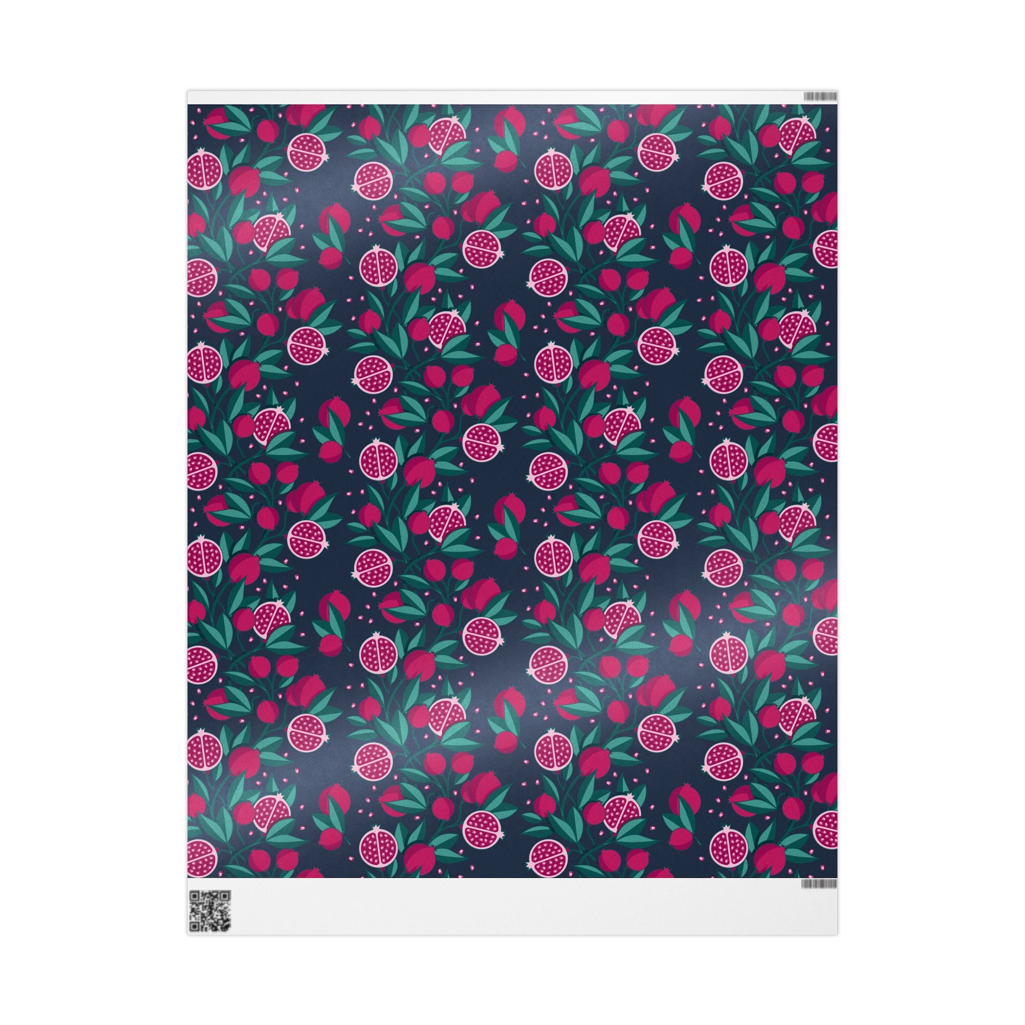 Pomegranate Wrapping Paper – Bold Botanical Gift Wrap by Flora & Co.