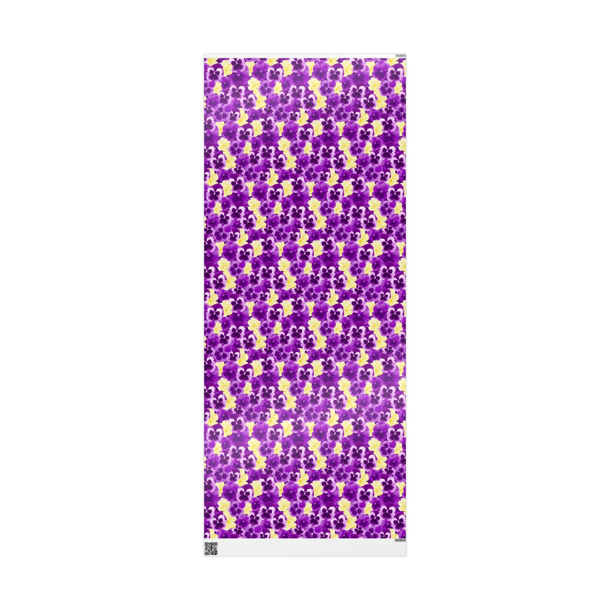 Purple Pansy Wrapping Paper – Bold Floral Gift Wrap by Flora & Co.