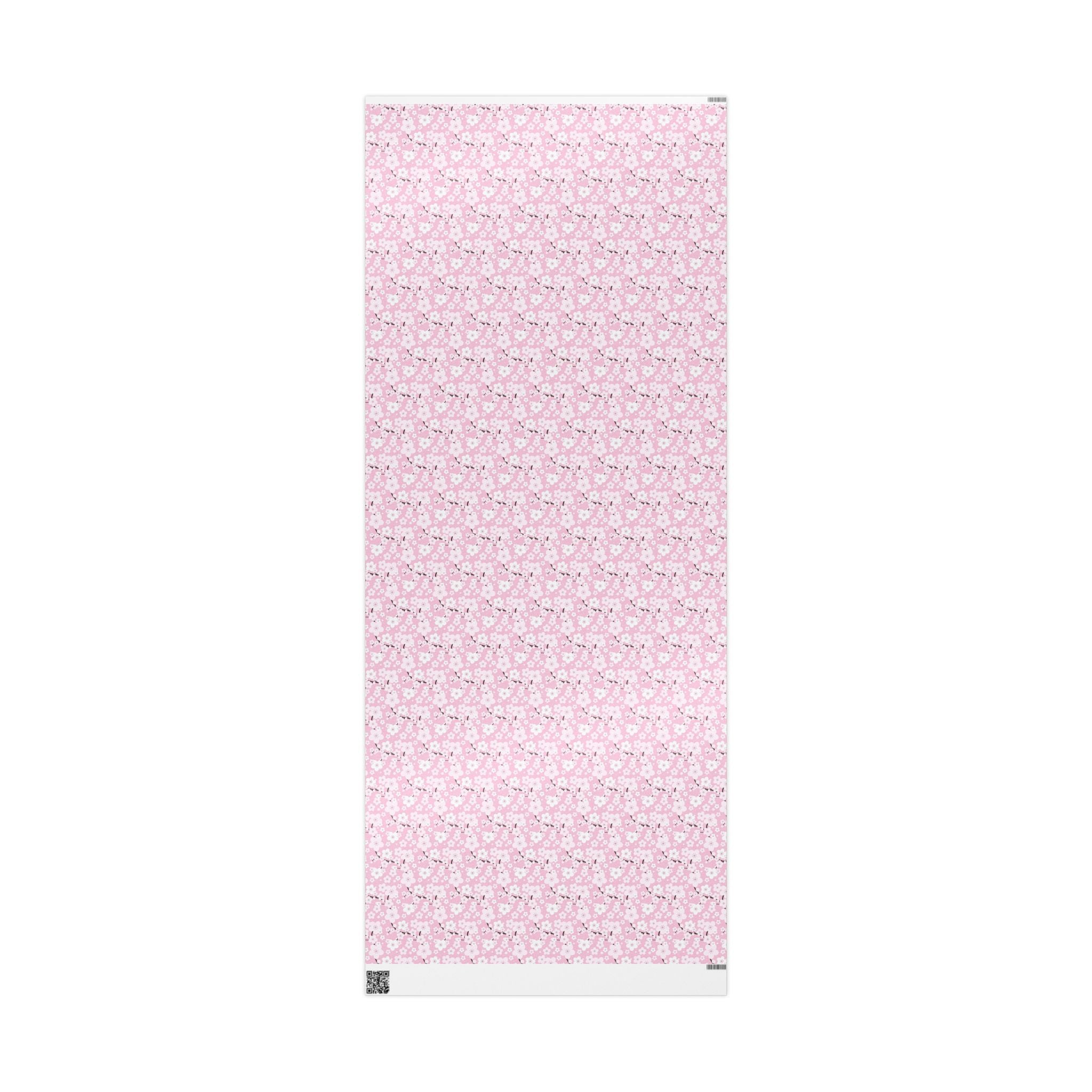 Cherry Blossom Wrapping Paper – Elegant Pink Floral Gift Wrap by Flora & Co.